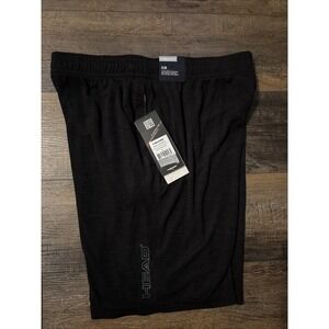 NWT Men's HEAD Shorts Athletic Basketball Large Black Slim